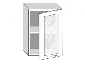 1.50.3 Шкаф настенный (h=720) на 500мм с 1-ой стекл. дверцей в Урае - uraj.magazin-mebel74.ru | фото