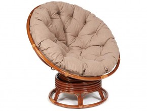 Кресло-качалка Papasan w 23/01 B с подушкой Pecan, экошерсть Коричневый в Урае - uraj.magazin-mebel74.ru | фото