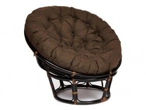 Кресло Papasan 23/01 W с подушкой Antique brown, ткань Коричневый в Урае - uraj.magazin-mebel74.ru | фото