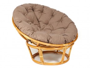 Кресло Papasan 23/01 W с подушкой Honey, экошерсть Коричневый в Урае - uraj.magazin-mebel74.ru | фото