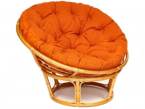 Кресло Papasan 23/01 W с подушкой Honey, ткань Оранжевый в Урае - uraj.magazin-mebel74.ru | фото