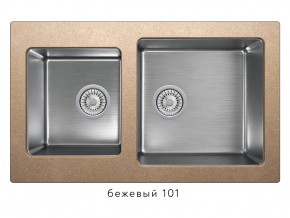 Мойка комбинированная Tolero twist TTS-840 Бежевый 101 в Урае - uraj.magazin-mebel74.ru | фото