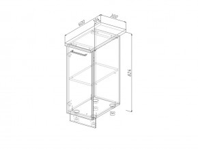 Н 30 Модуль нижний Без Столешницы МН 30 в Урае - uraj.magazin-mebel74.ru | фото