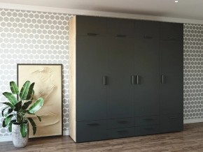 Шкаф распашной 2400К Антрацит в Урае - uraj.magazin-mebel74.ru | фото