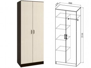 ШКР800.2 Шкаф 2х-створчатый комби в Урае - uraj.magazin-mebel74.ru | фото