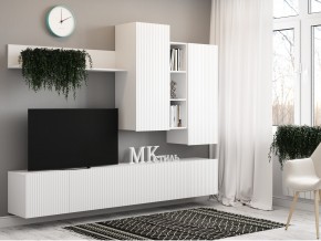 Стенка НМ-001 Сканди МДФ фасад белый в Урае - uraj.magazin-mebel74.ru | фото