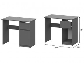 Стол письменный 900 Денвер Графит серый в Урае - uraj.magazin-mebel74.ru | фото